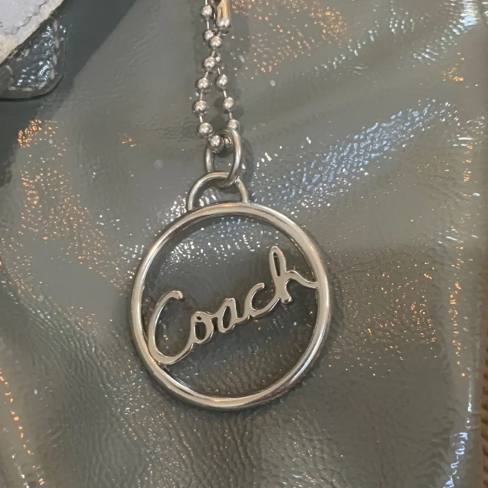 Coach Dark Olive Green Leather Shoulder Bag - Picture 5 of 9